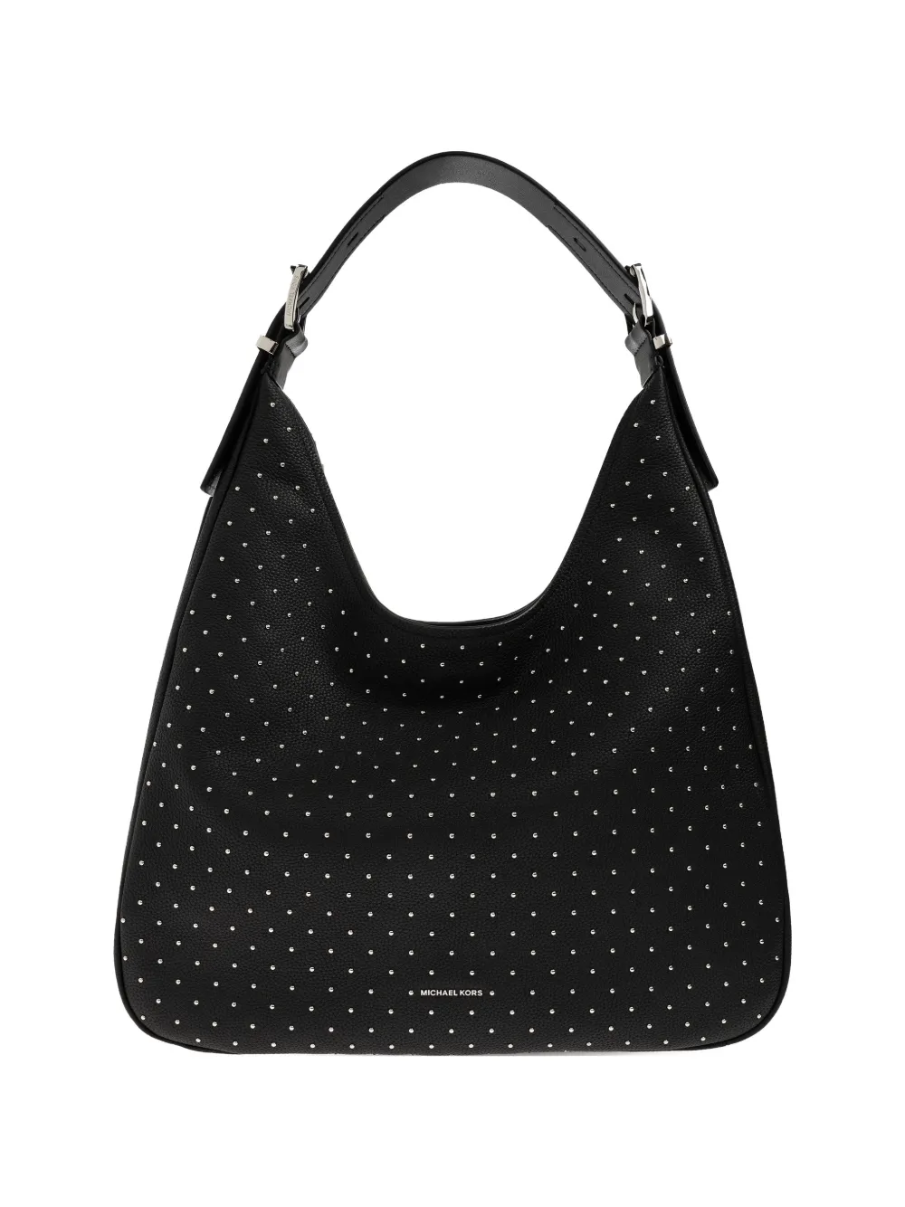 Michael Michael Kors large Nolita studded leather shoulder bag - Nero