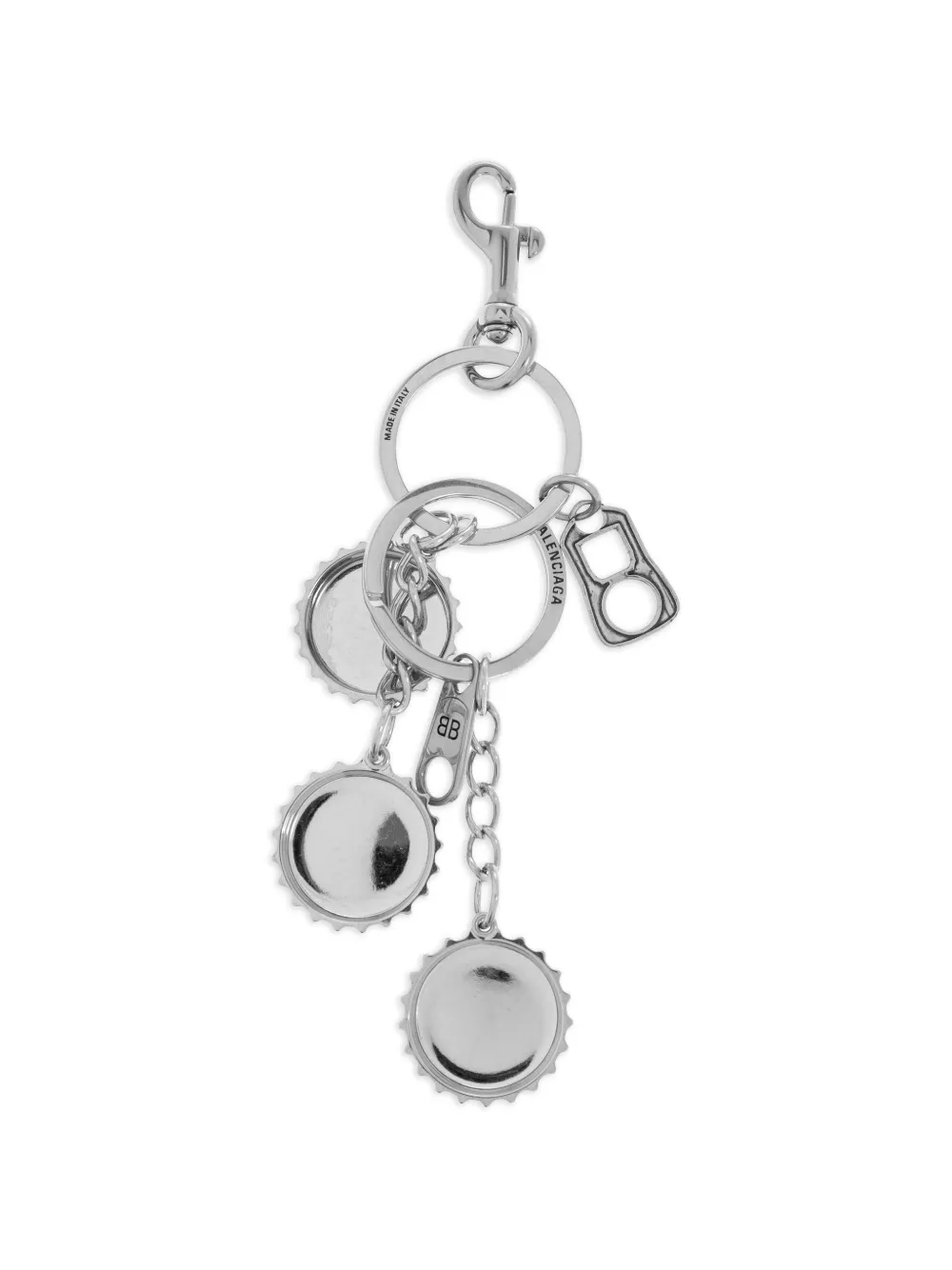 Balenciaga Sleutelhanger met flessendop Zilver