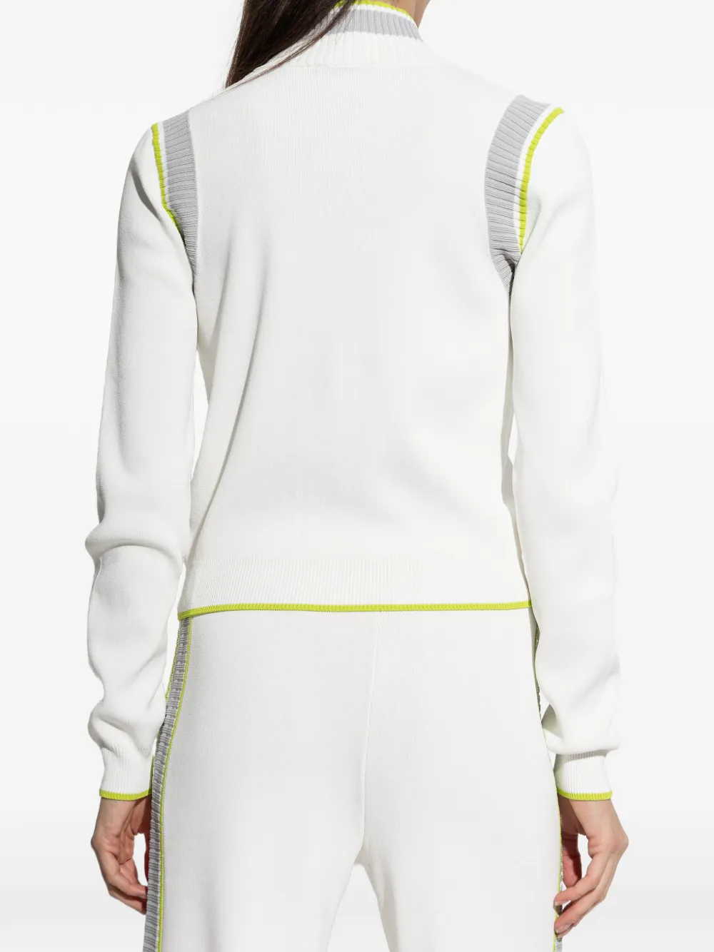 Casablanca Vest met rits Wit