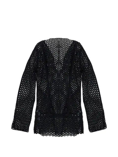 Cult Gaia cut-out long-sleeve mini dress