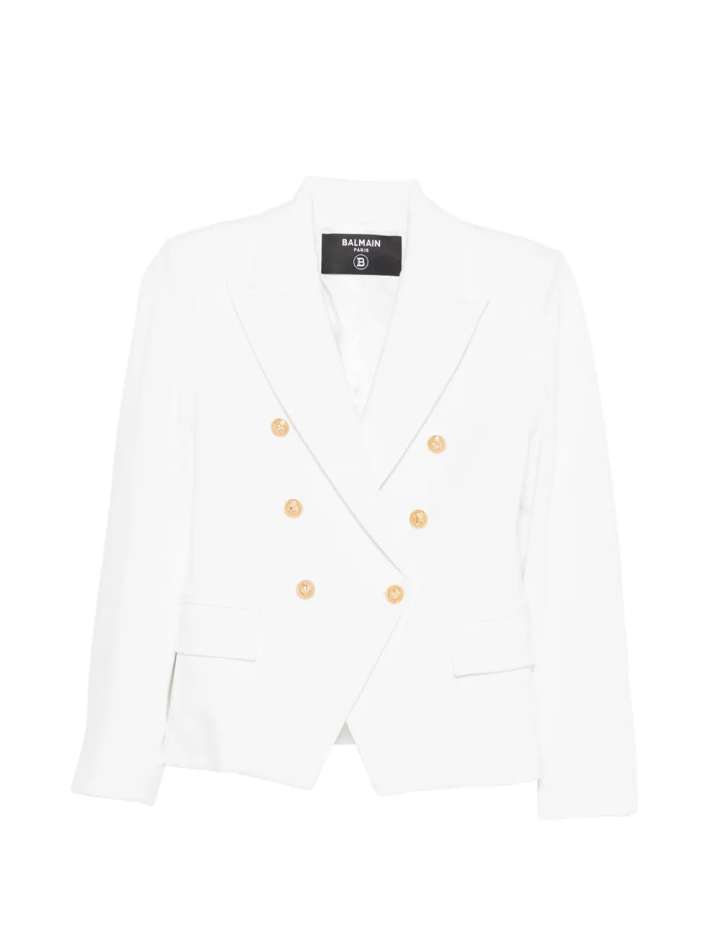 Balmain Kids double-breasted blazer - Weiß