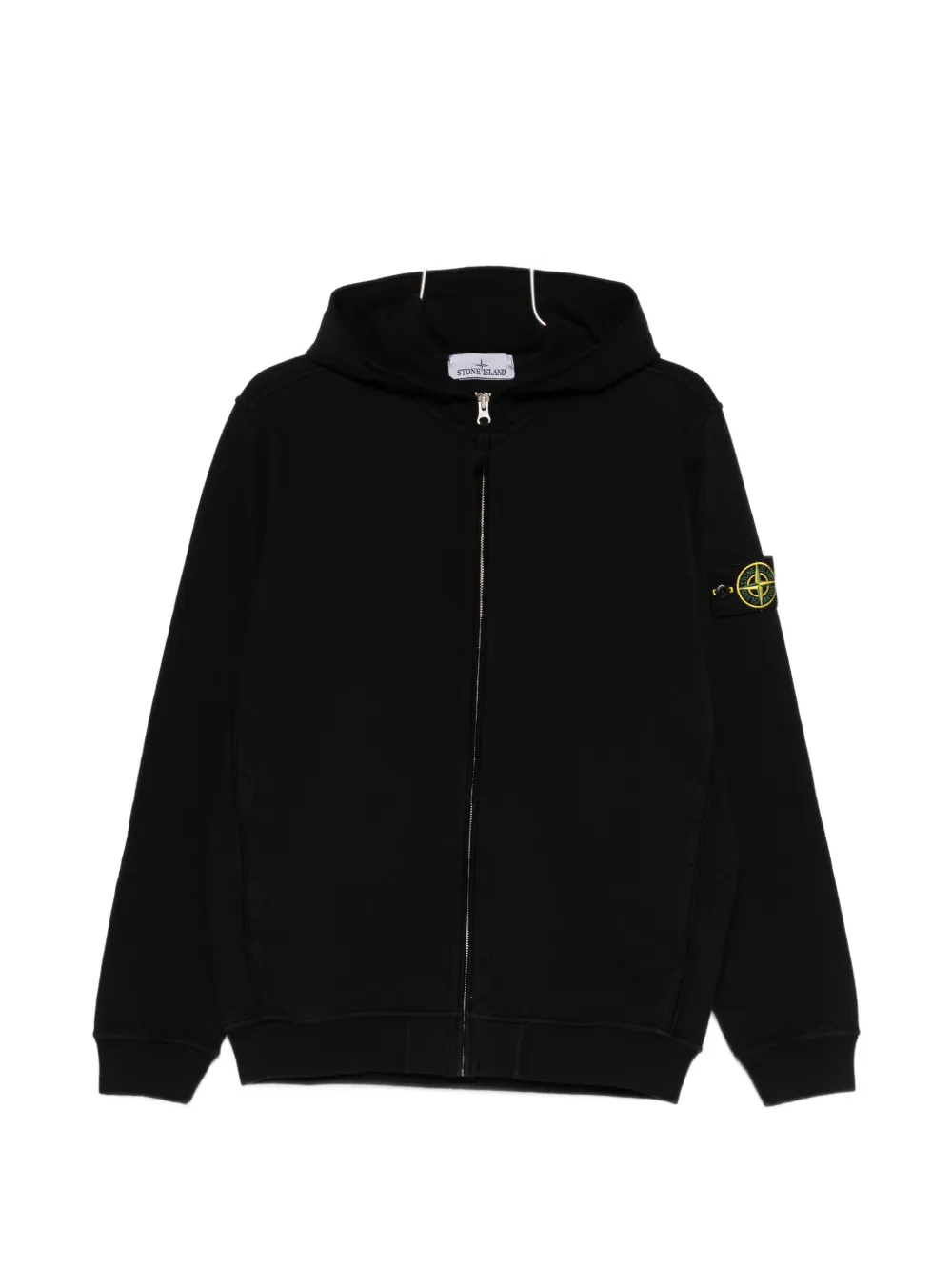Stone Island zip-fastening hoodie - Nero