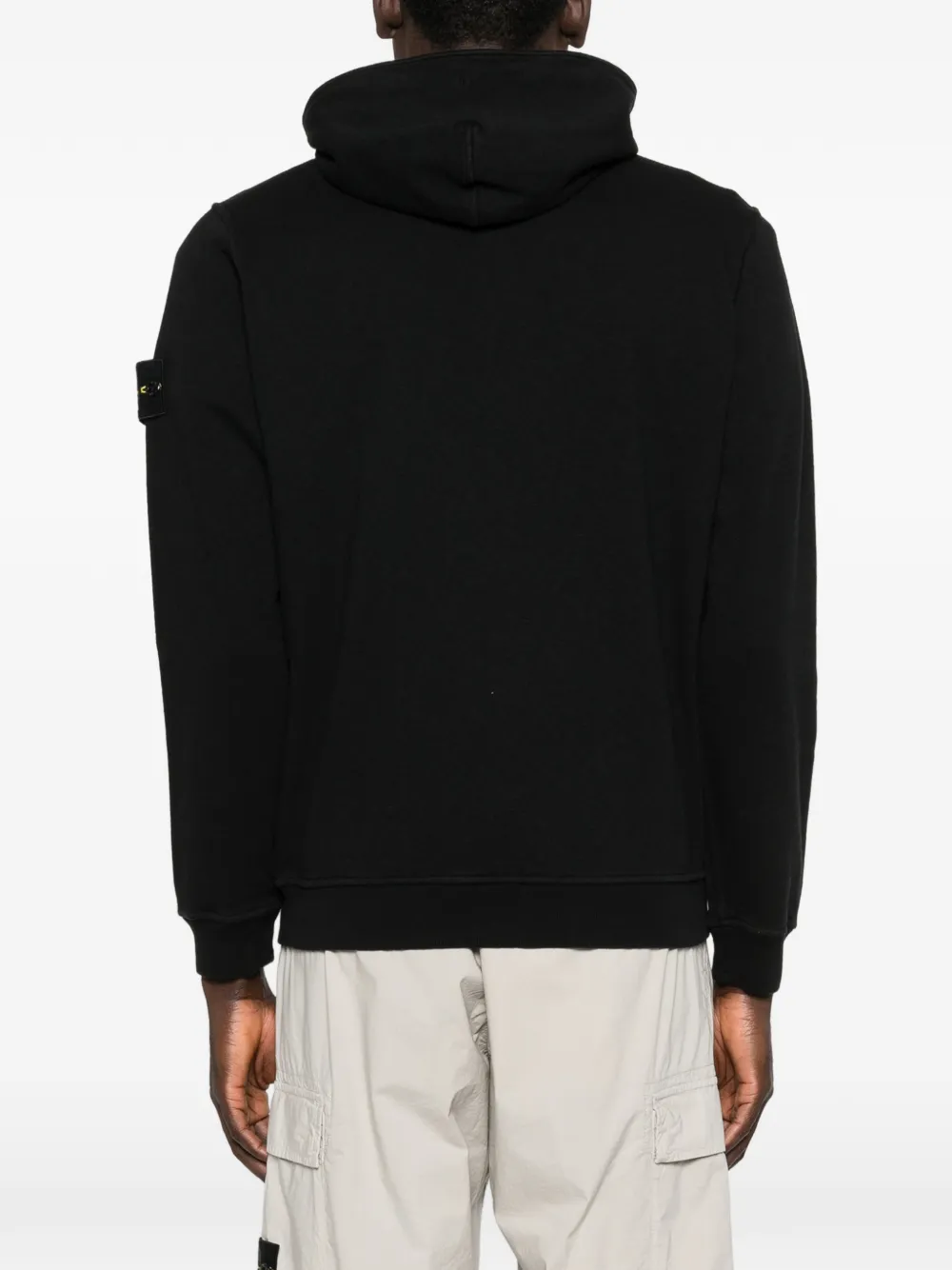 Stone Island ジップ パーカー | ブラック | FARFETCH JP
