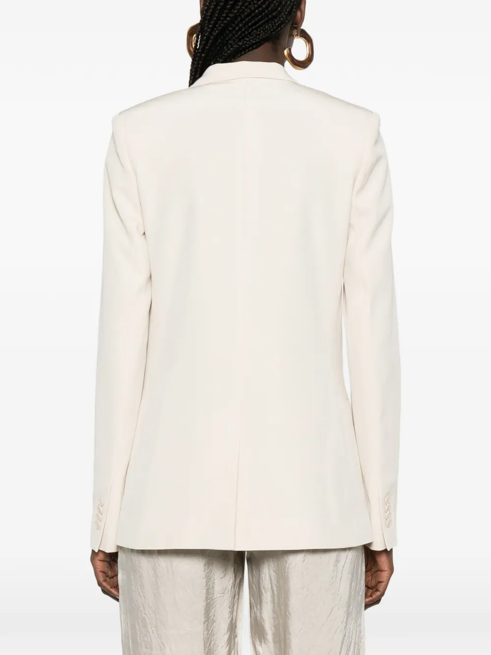 ISABEL MARANT Feray blazer met enkele rij knopen Beige