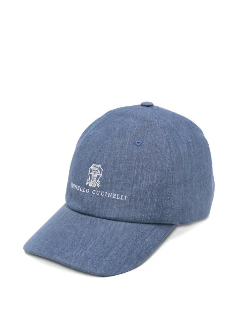 Brunello Cucinelli logo baseball cap
