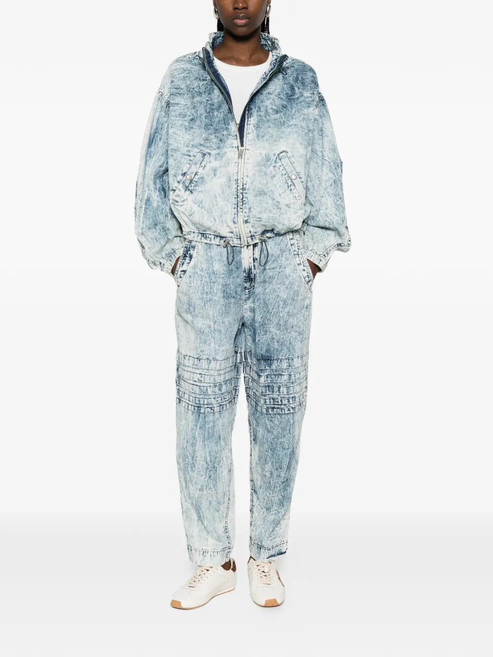  Marant étoile Vaqueros Con Cinturilla Elástica - Azul 