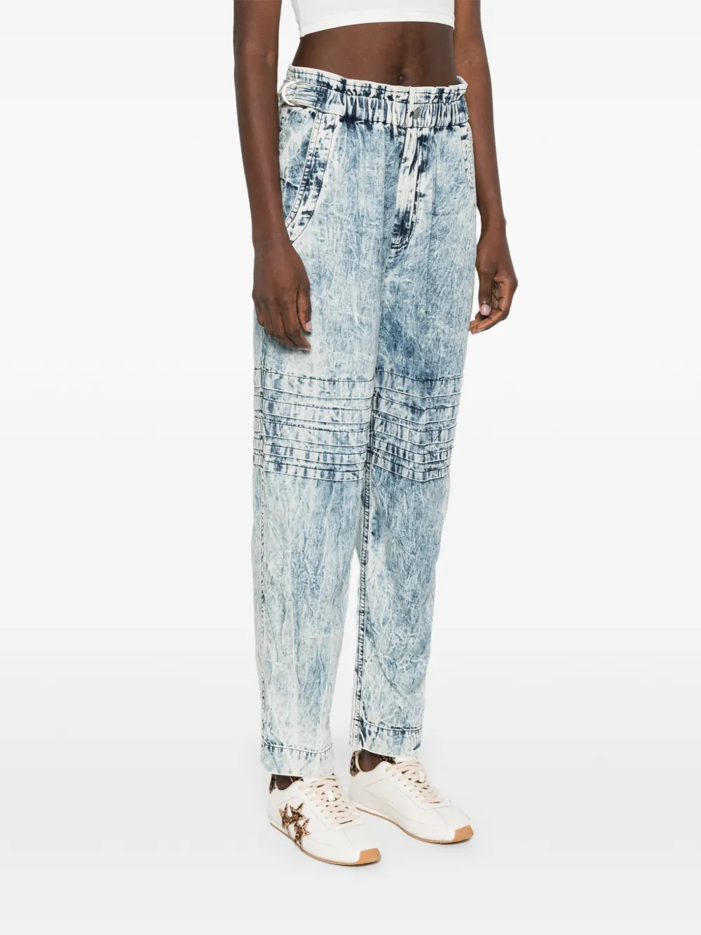  Marant étoile Vaqueros Con Cinturilla Elástica - Azul 