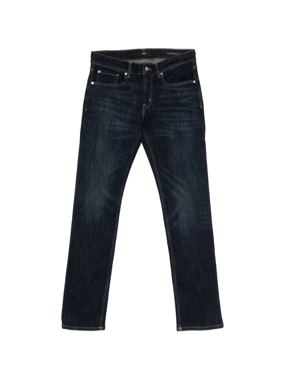 7 For All Mankind logo-patch jeans - Blu