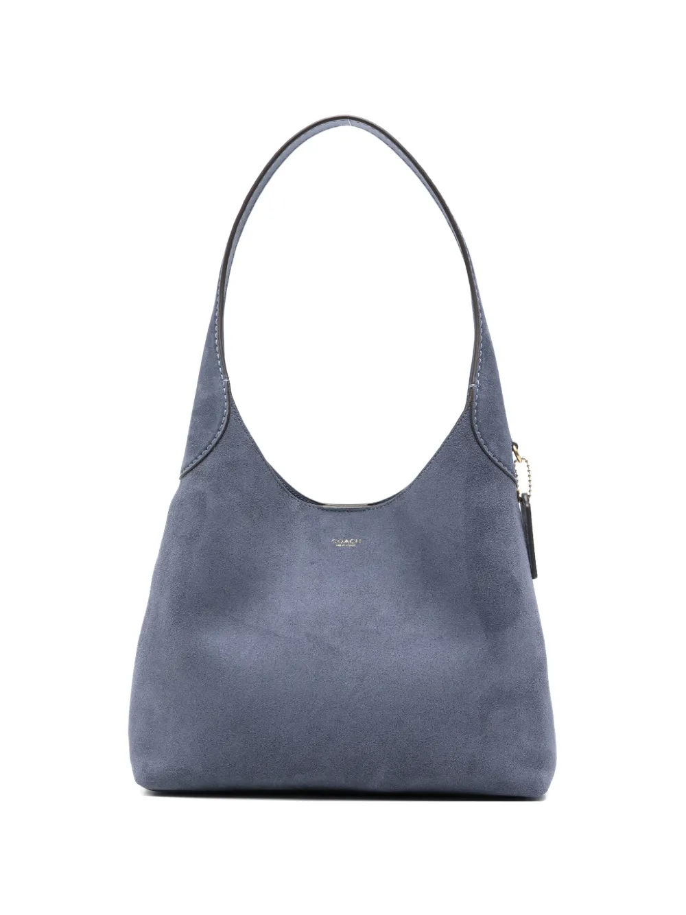 Coach logo-tag shoulder bag - Blu