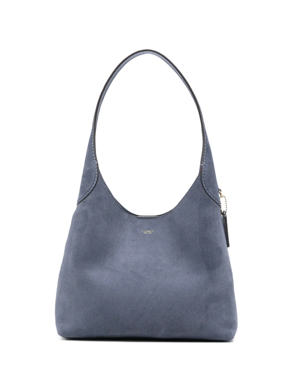 Coach logo-tag shoulder bag - Blu