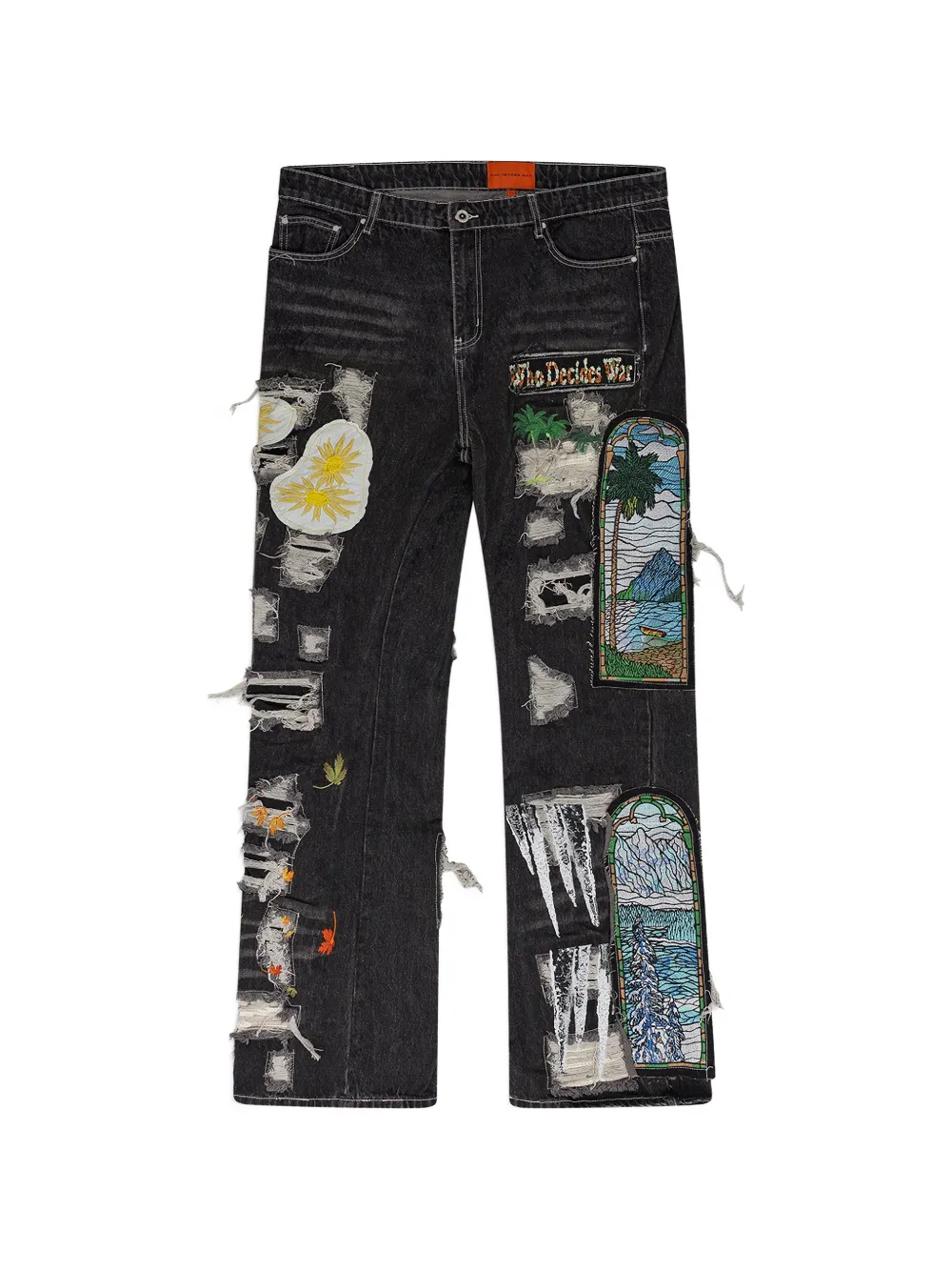 Who Decides War fusion jeans - Nero