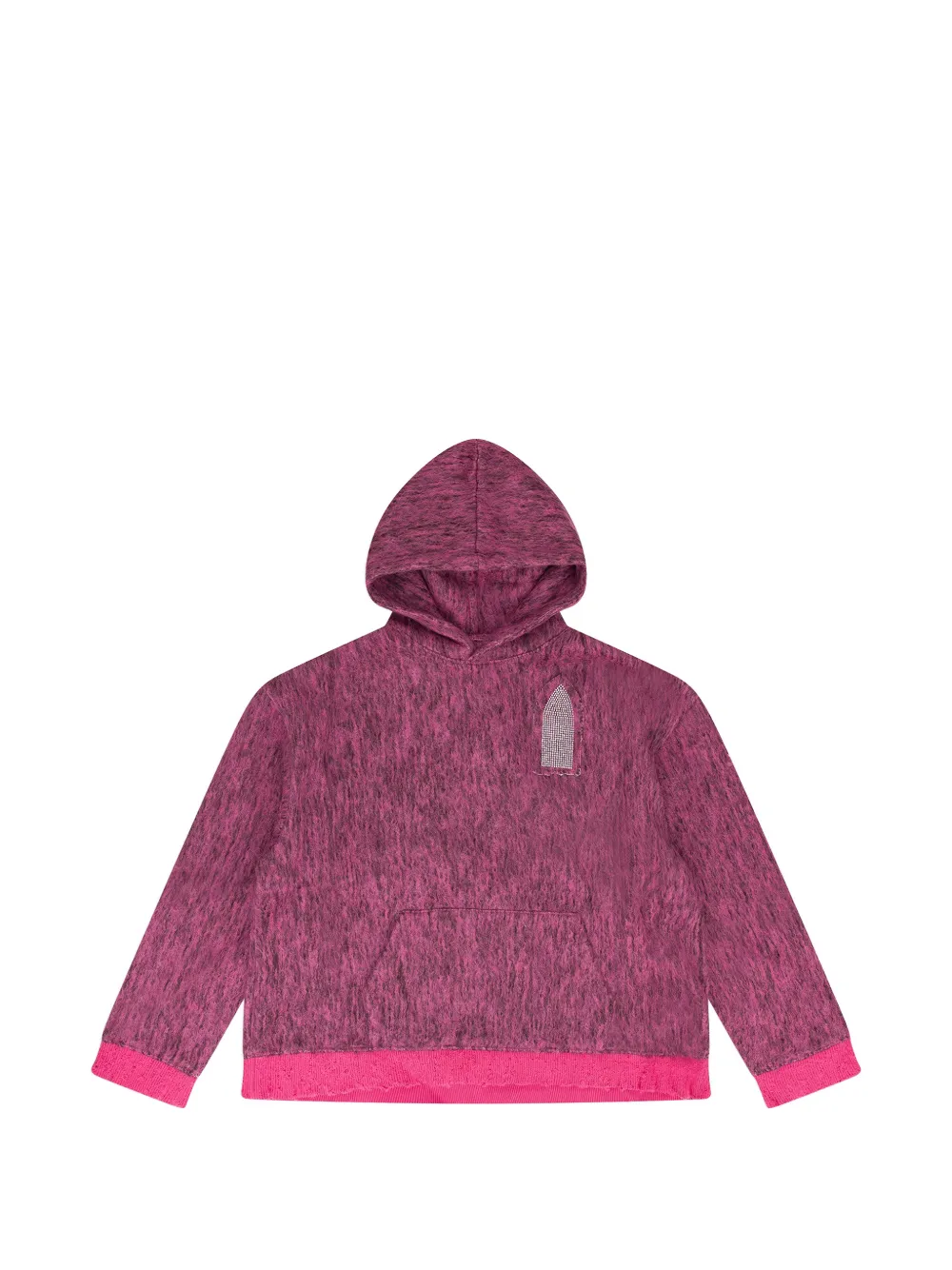 Who Decides War pyramid hooded sweatshirt - Rosa