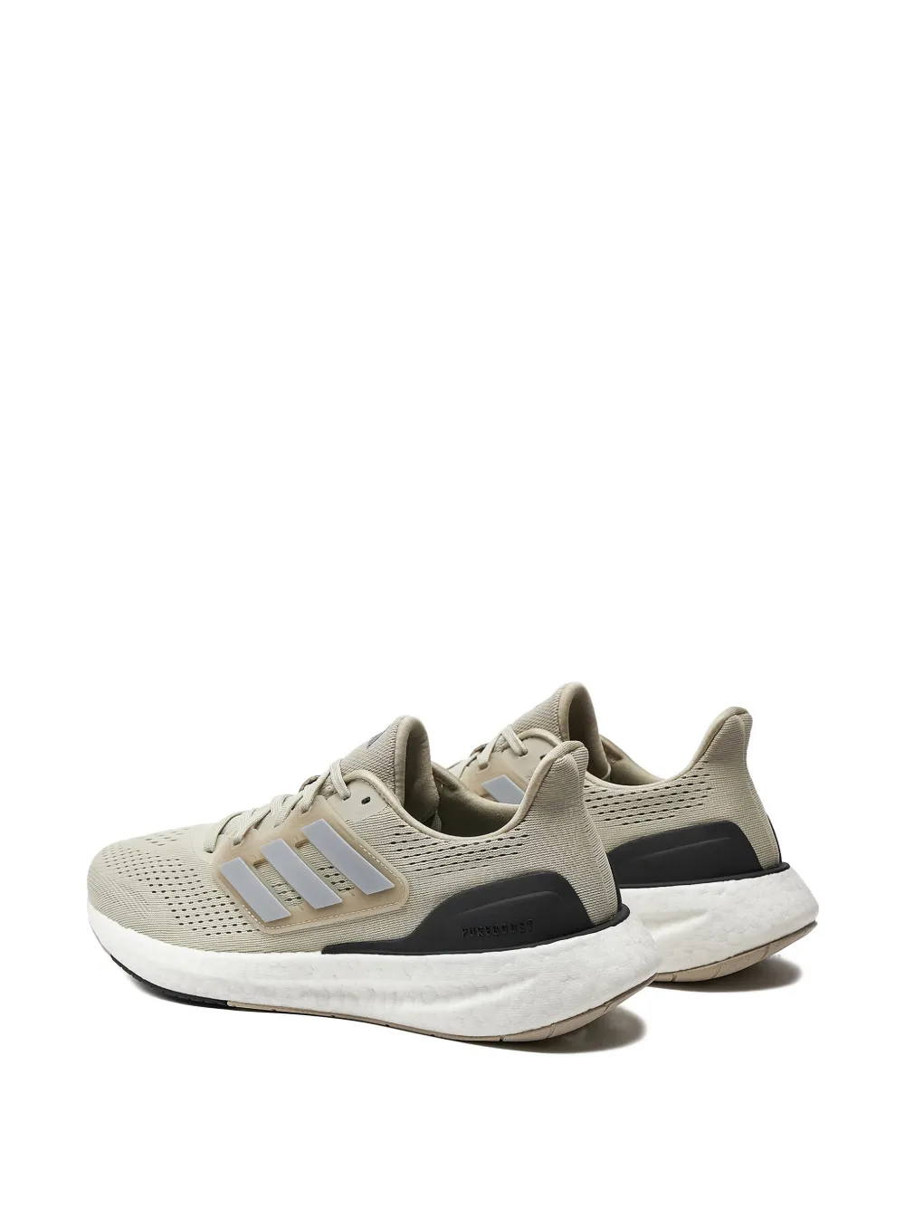 adidas Pureboost 23 three-stripe sneakers Beige