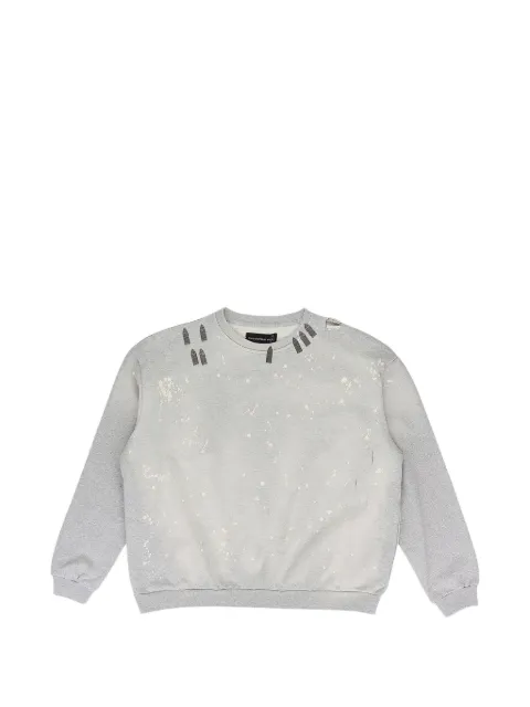 Who Decides War Arched Collage crewneck sweater