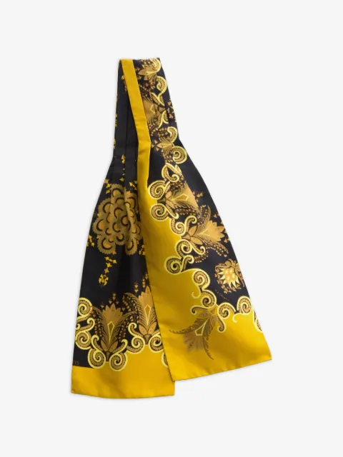 Hermès Pre-Owned 1970s floral-print silk scarf