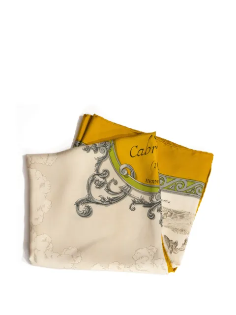 Hermès Pre-Owned 1962 Courbettes et Cabrioles silk scarf