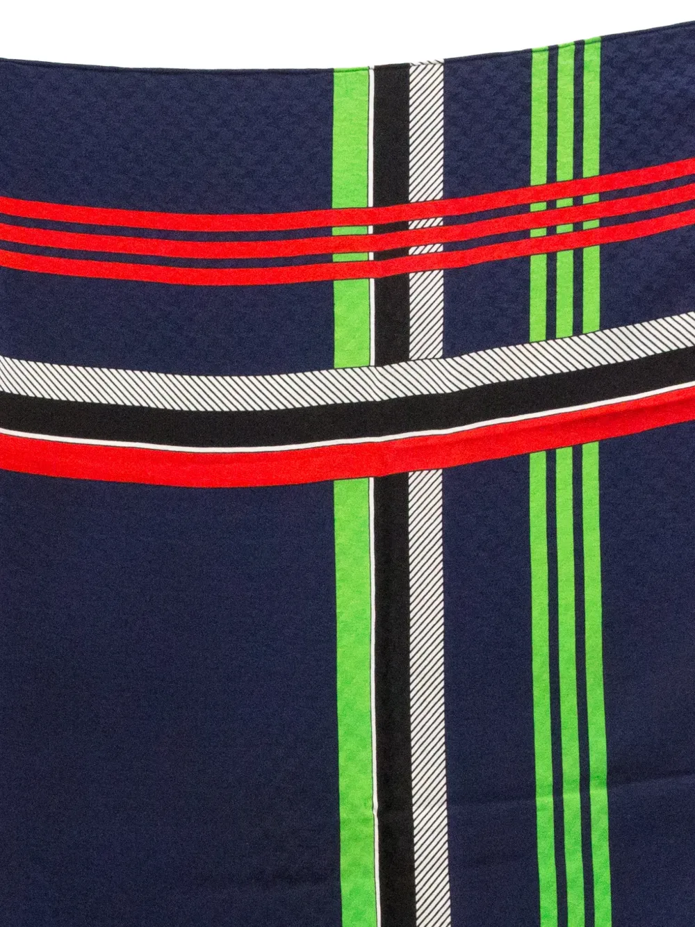  Saint Laurent Pre-owned 1990s Plaid Silk Scarf - Blue 