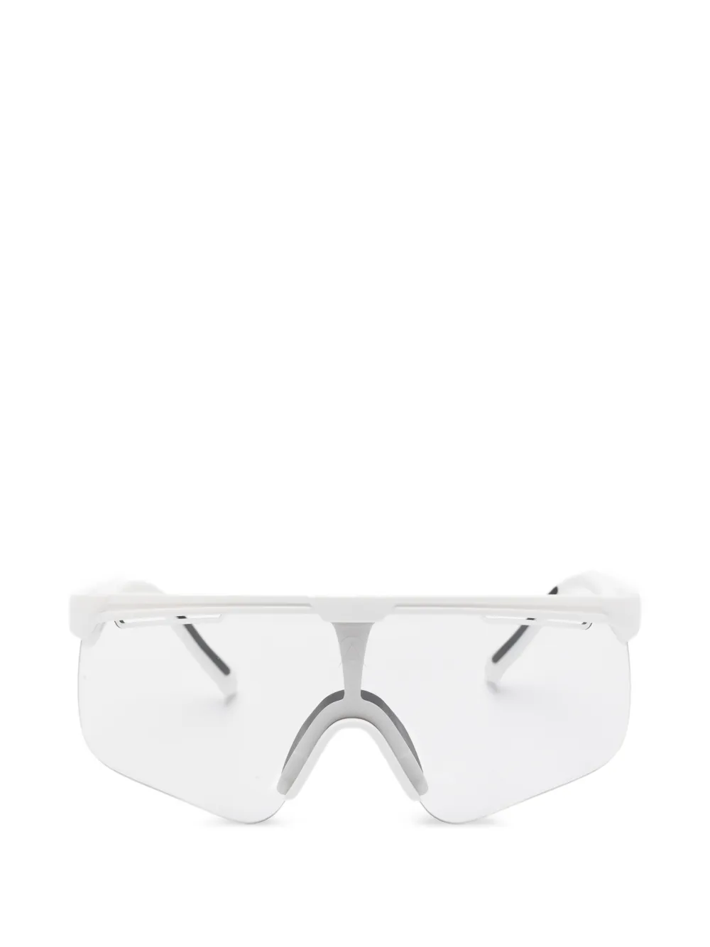 Alba Optics geometric frame sunglasses - Bianco