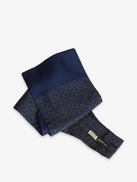 Hermès Pre-Owned mascada de seda con estampado geométrico 1990