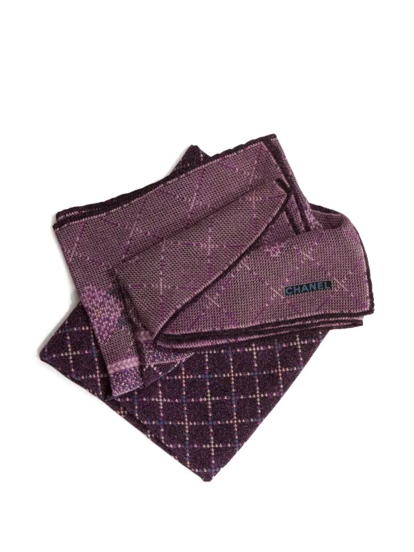 CHANEL Pre-Owned 2000s シルクスカーフ | パープル | FARFETCH JP