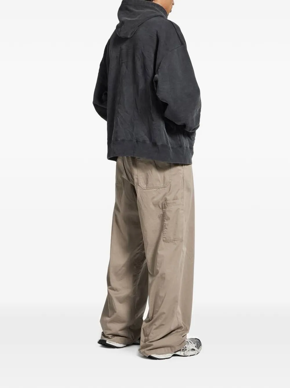 Balenciaga Hoodie met logo Grijs