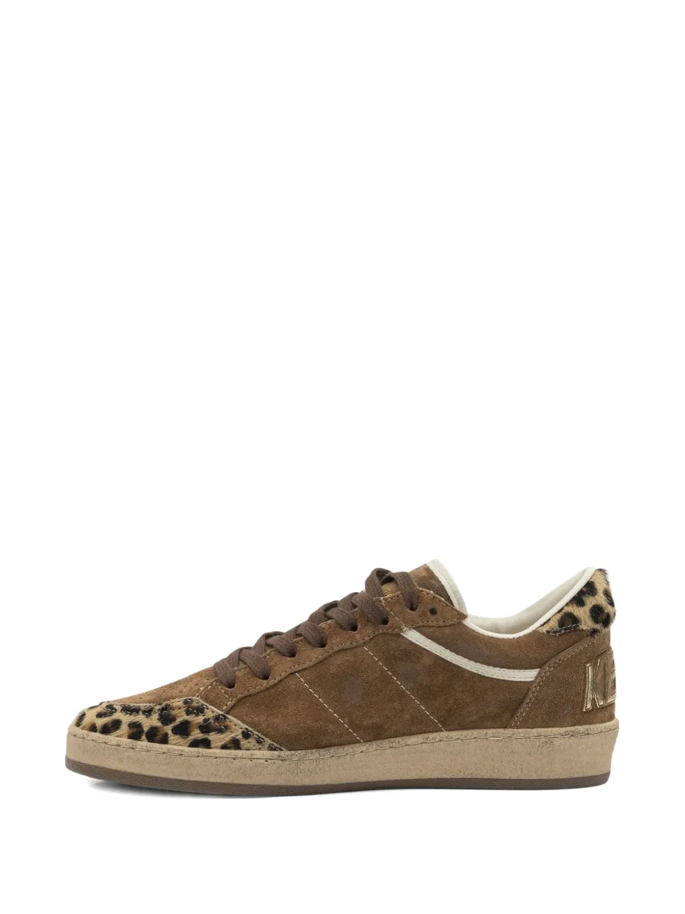 Golden Goose Ball Star sneakers met luipaardprint Bruin