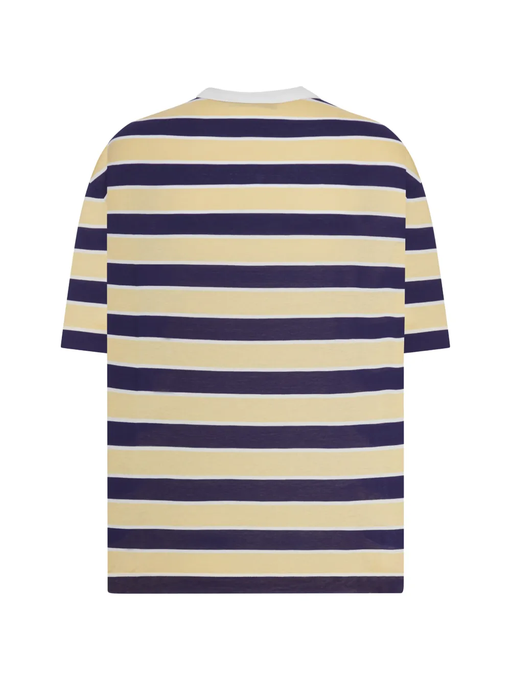  Prada Striped Pocket T-shirt - Yellow 