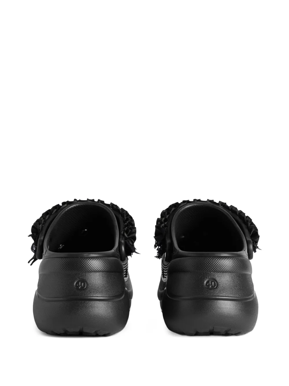 Balenciaga x Crocs™ JIBBITZ™ フローラル ミュール | ブラック