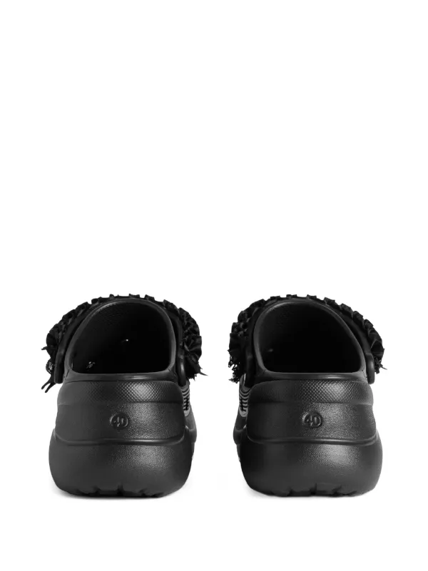 Balenciaga x Crocs™ JIBBITZ™ フローラル ミュール | ブラック