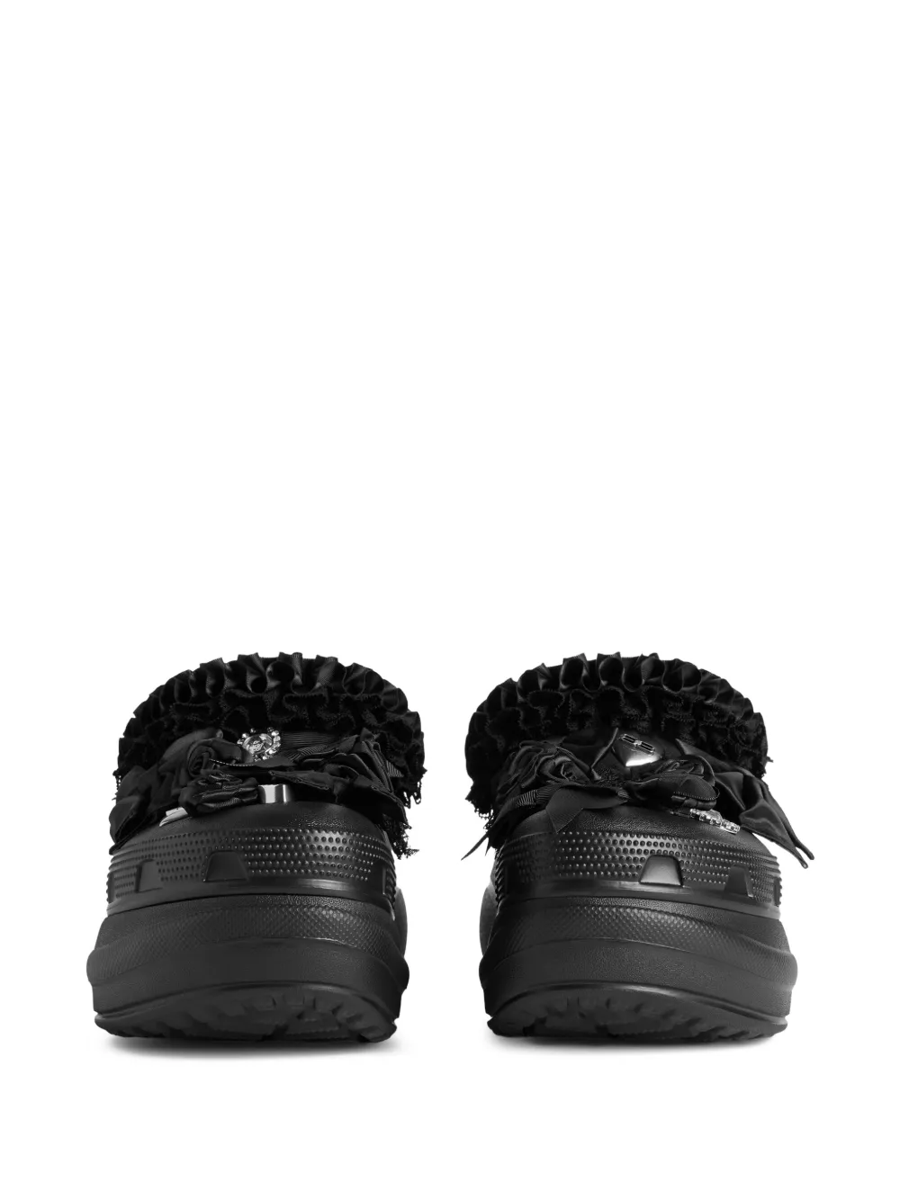 Balenciaga x Crocs™ JIBBITZ™ フローラル ミュール | ブラック