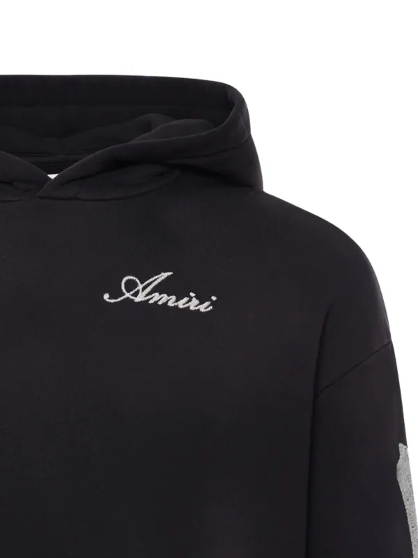 AMIRI Bones Oversized long-sleeve Hoodie | Black | FARFETCH CA