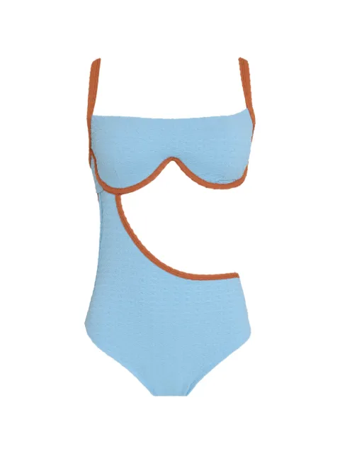 Brigitte bañador texturizado con abertura