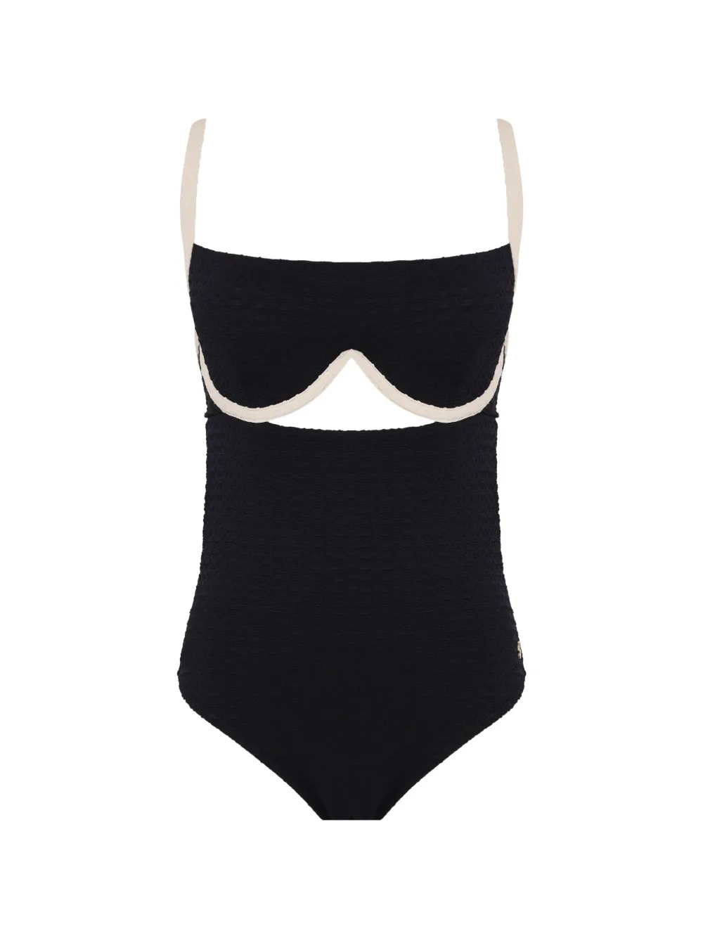 Brigitte cut-out swimsuit - Nero