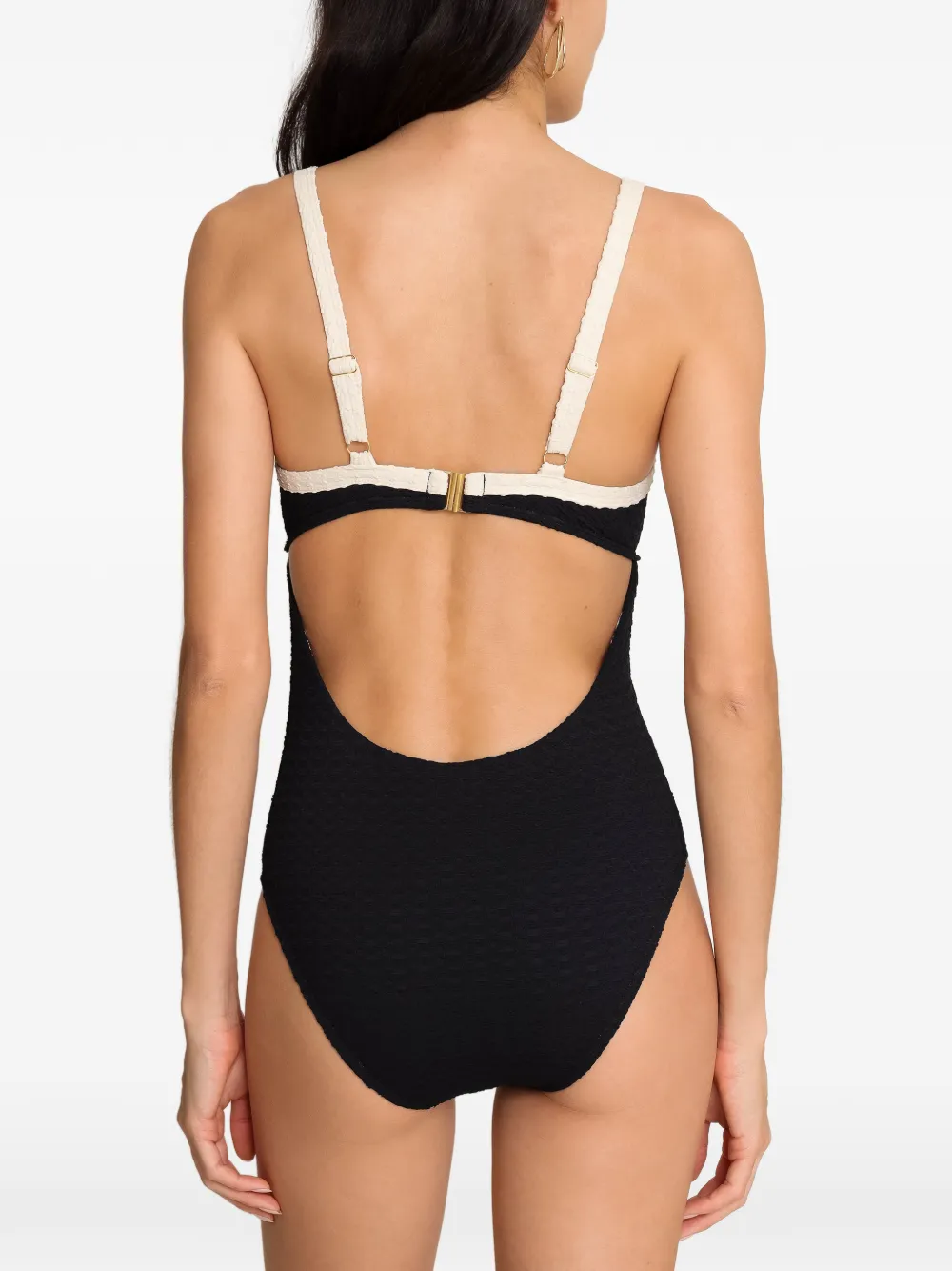  Brigitte Cut-out Swimsuit - Black 