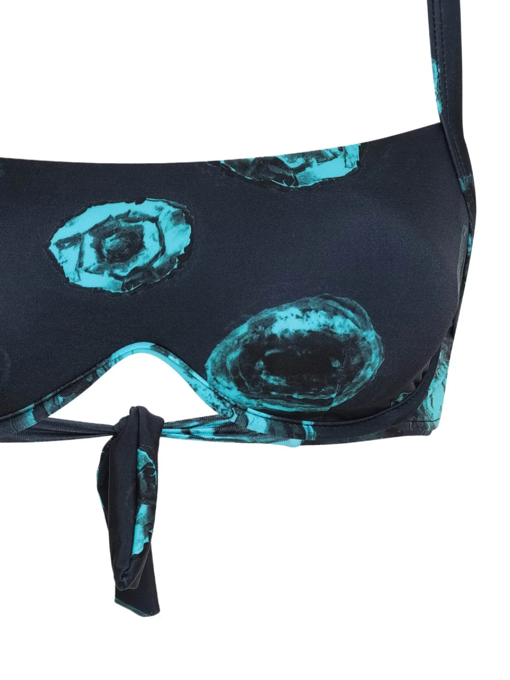  Brigitte Bia Tie-detail Printed Bikini - Blue 
