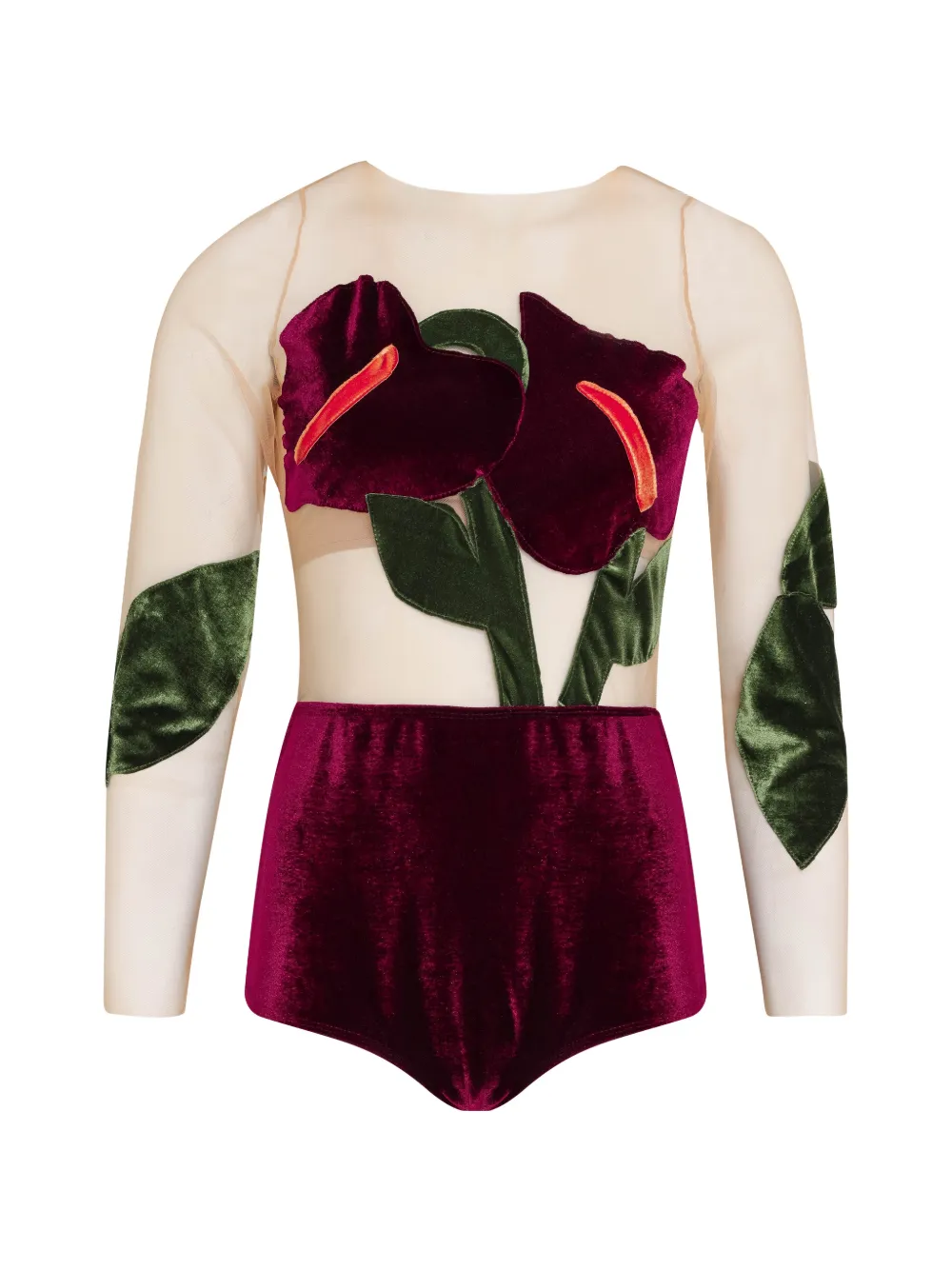 Brigitte Carnaval/Festival Anturios swimsuit - Rosso