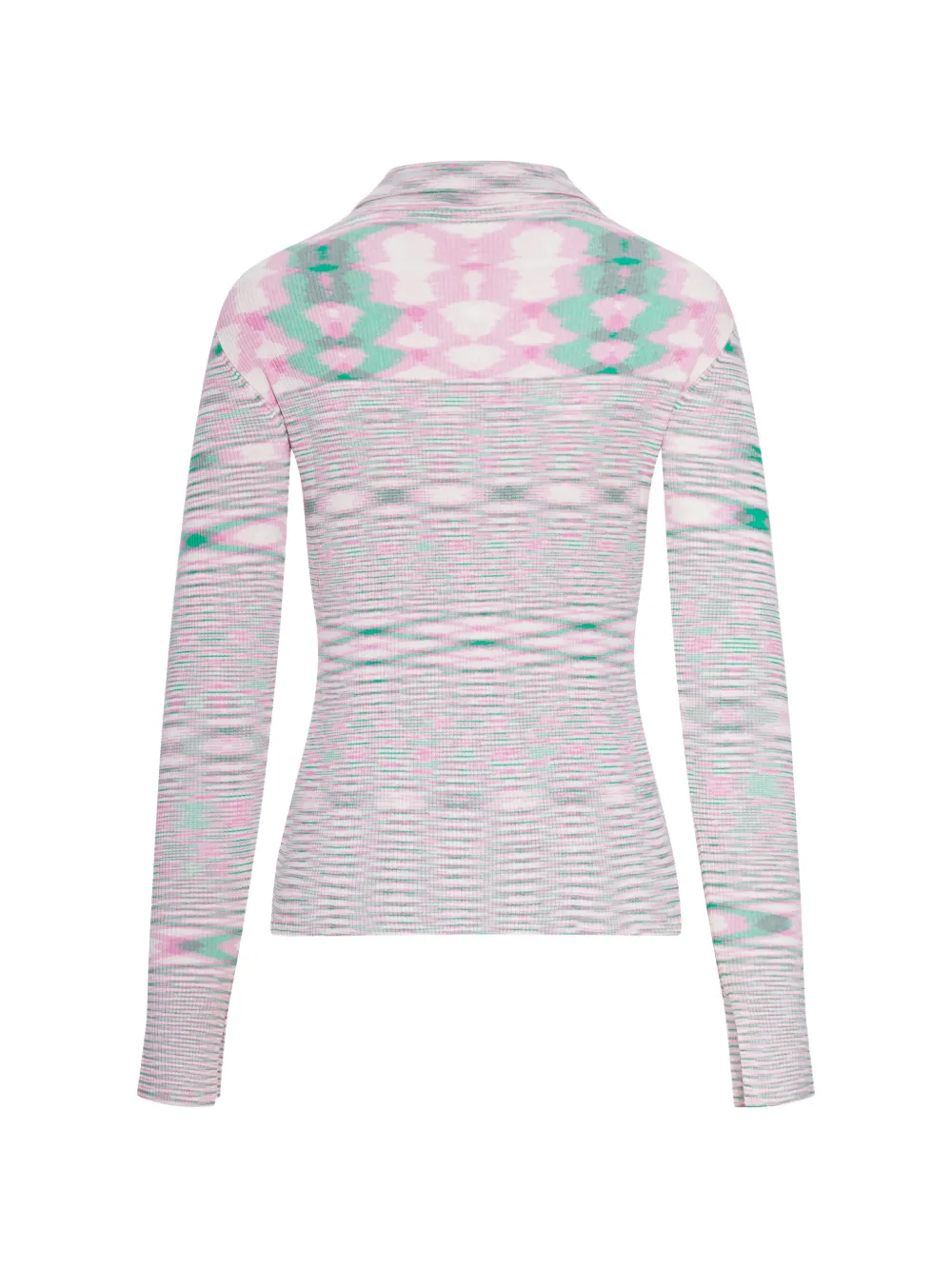 Buttoned Long-Sleeved Top
