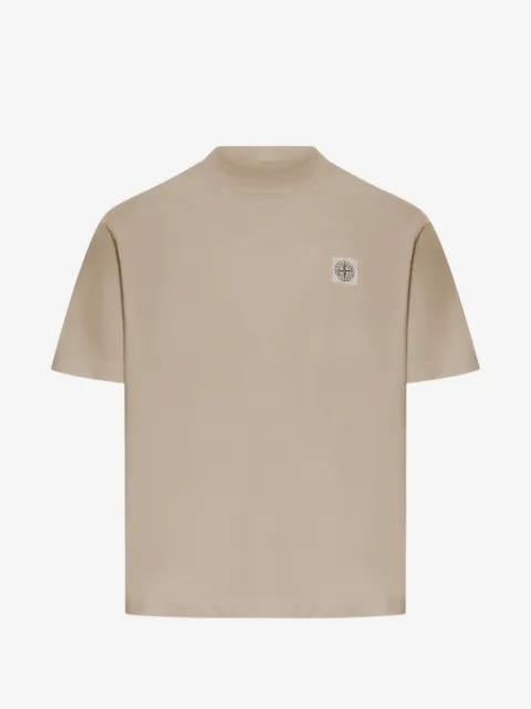 Stone Island playera con parche del logo