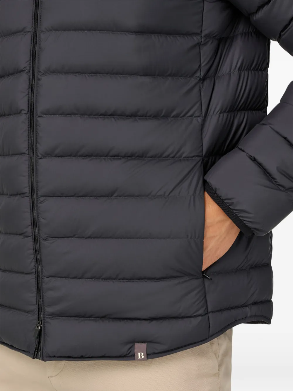 Boggi Milano Gewatteerd bomberjack Blauw