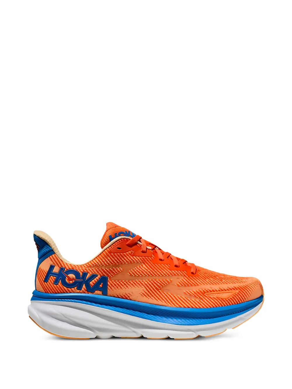 HOKA Clifton 9 sneakers met logodetail Oranje