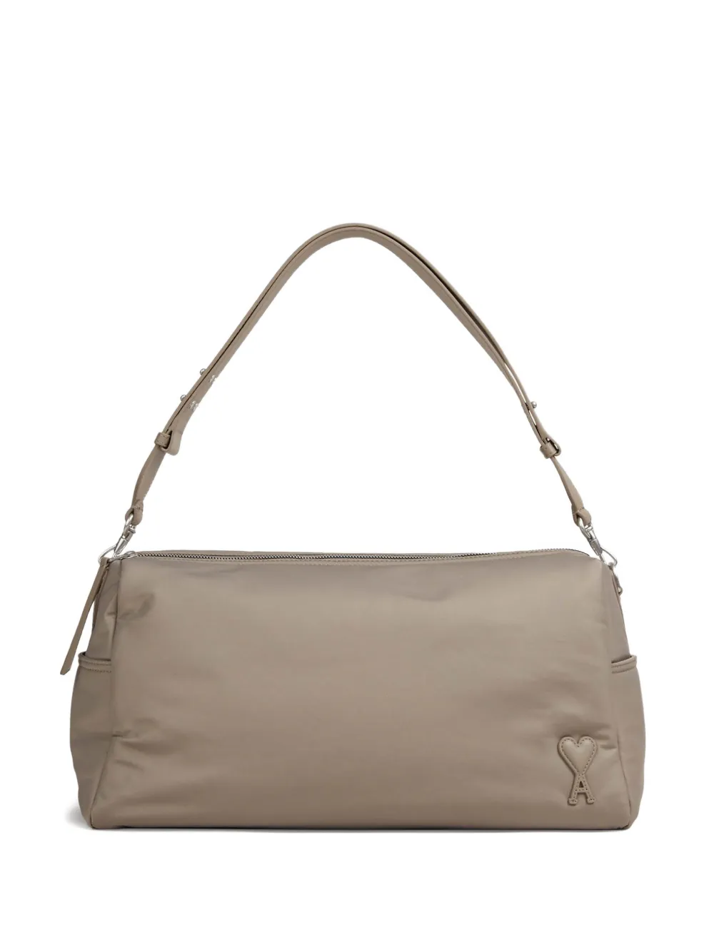 AMI Paris Marcel logo-detail shoulder bag - Toni neutri