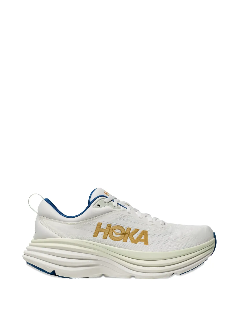 HOKA Bondi 8 logo-detail sneakers - Bianco