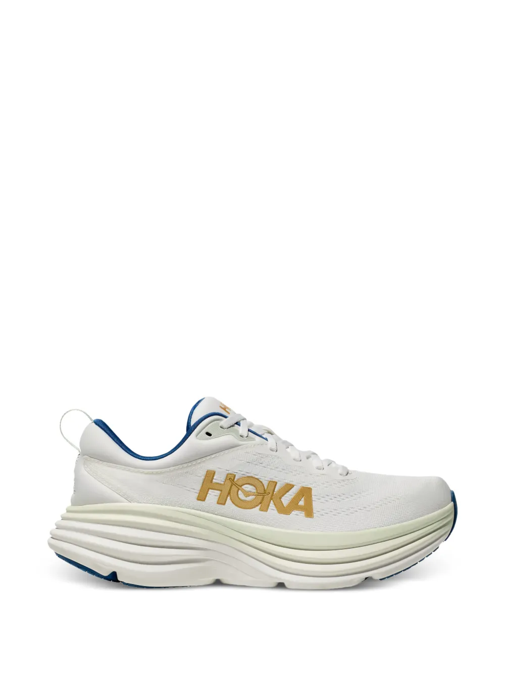 HOKA Bondi 8 sneakers met logodetail Wit