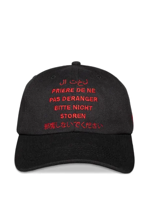 Pleasures embroidered strapback hat