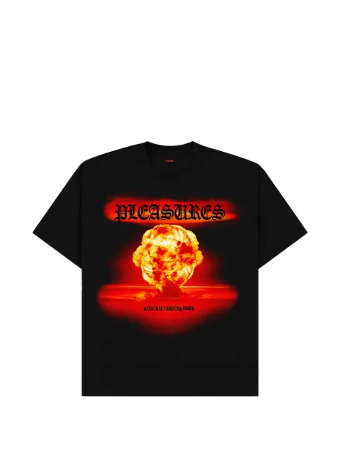 Pleasures printed short-sleeve T-shirt