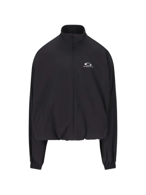 Balenciaga sudadera con logo y cremallera