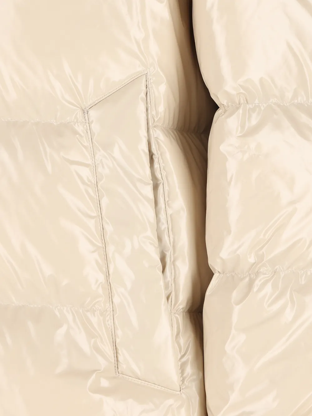 Herno Gewatteerde jas met capuchon Beige