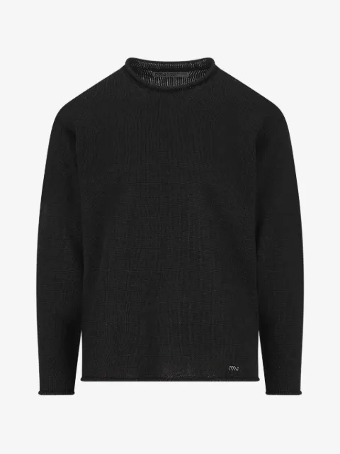 Massimo Osti Studio jersey de canalé con cuello redondo