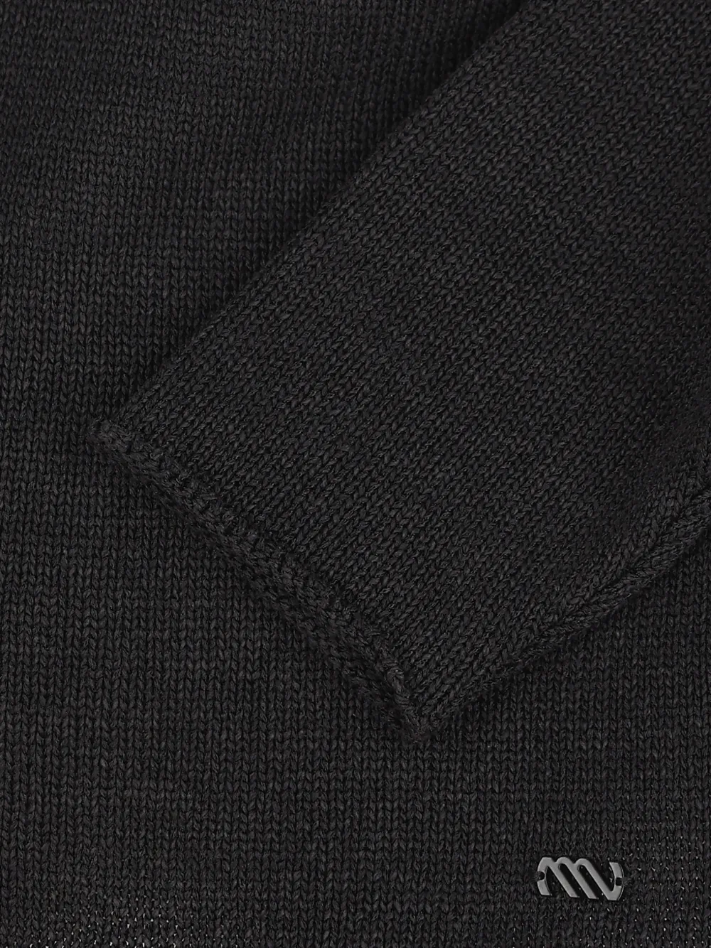  Massimo Osti Studio Ribbed Crew-neck Sweater - Black 