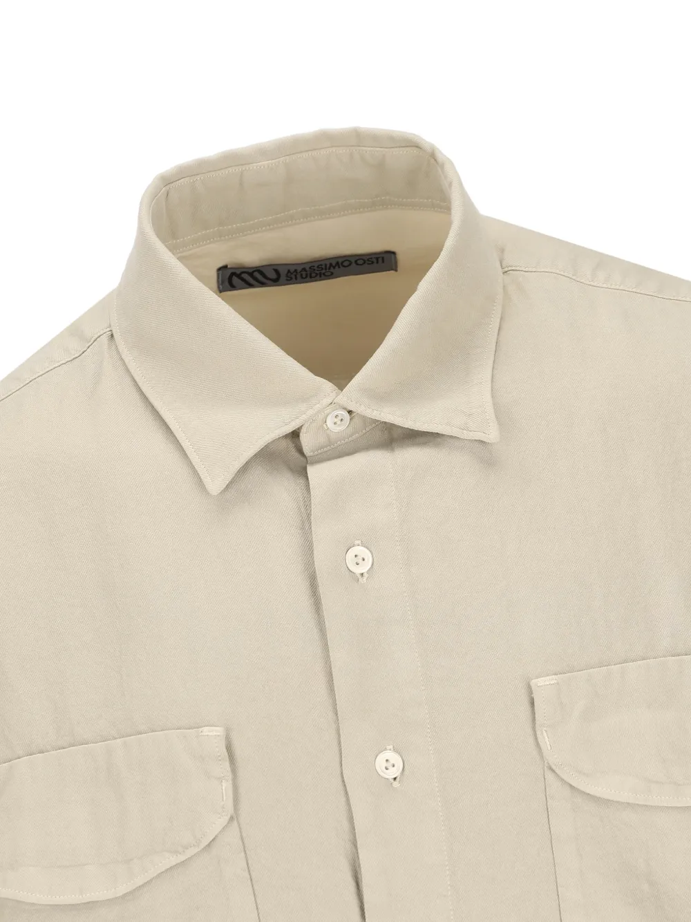 Massimo Osti Studio Flap-pocket Shirt In Neutral